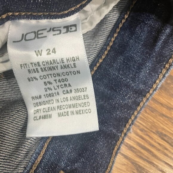 Joe's- The Charlie High Rise Skinny Ankle; Size 24. *never worn* - Picture 2 of 4